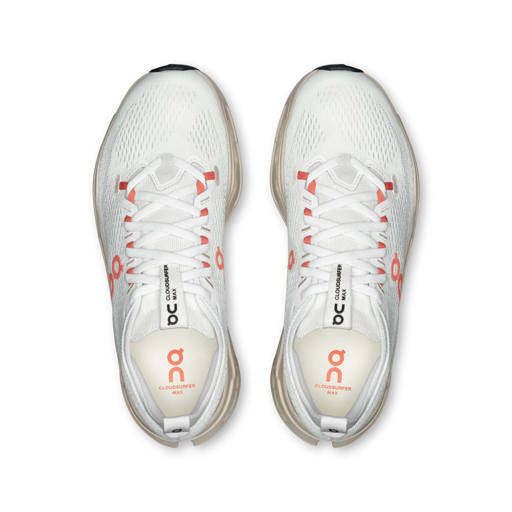On Womens Cloudsurfer Max Ivory/Salmon 3WF30223297