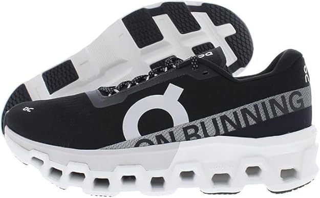 On Men's Cloudmonster 2 Running Shoes Black/Frost 3ME10121197