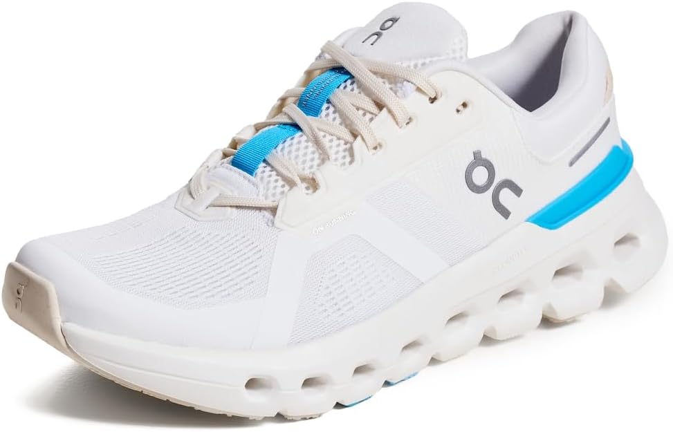 On Women's Cloudrunner 2 Sneakers White/Horizon 3WE10133195