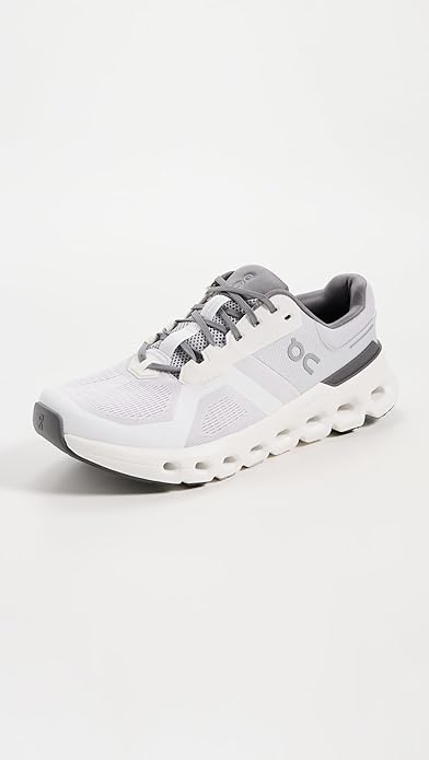 On Men's Cloudrunner 2 Sneakers Frost | White 3ME10140622