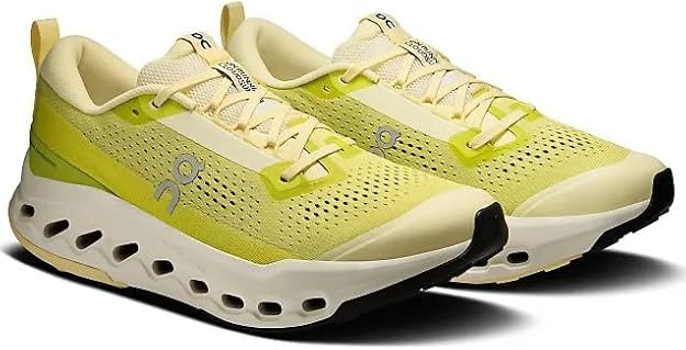 On Mens Cloudsurfer Trail 2 Ivory/Lime 3MF30223072