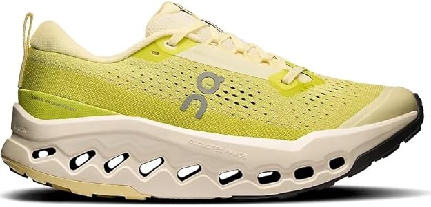 On Womens Cloudsurfer Trail 2 Ivory/Lime 3WF30103072