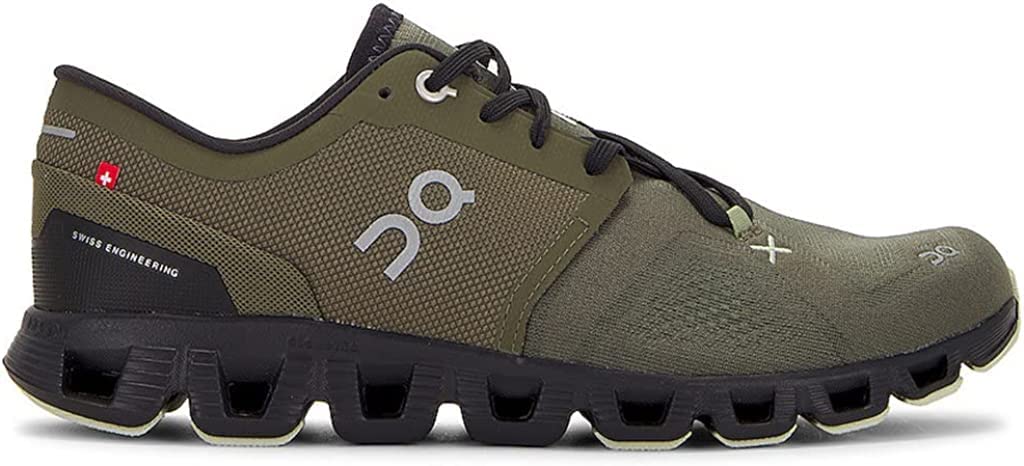 On Men's Cloud X 3 Olive/Reseda 60.98704