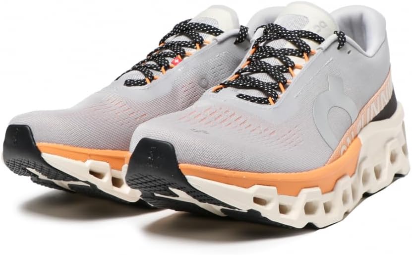 On Mens Cloudmonster 2 Glacier/Tangerine 3ME10123198