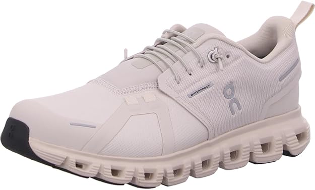 On Women's Cloud 6 Waterproof Sneakers Pearl/Cream 3WF10053036