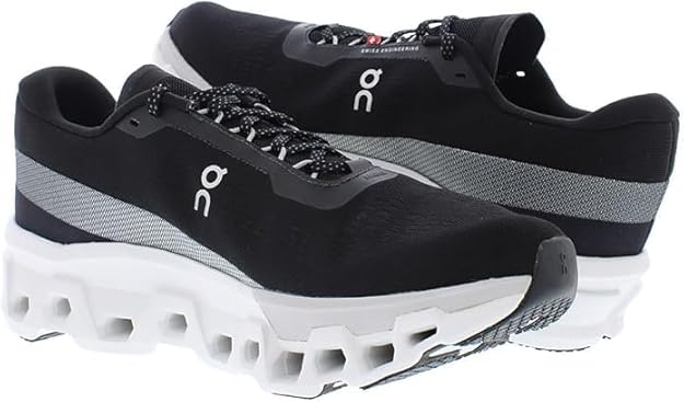 On Men's Cloudmonster 2 Running Shoes Black/Frost 3ME10121197