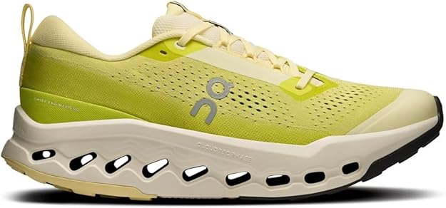 On Mens Cloudsurfer Trail 2 Ivory/Lime 3MF30223072