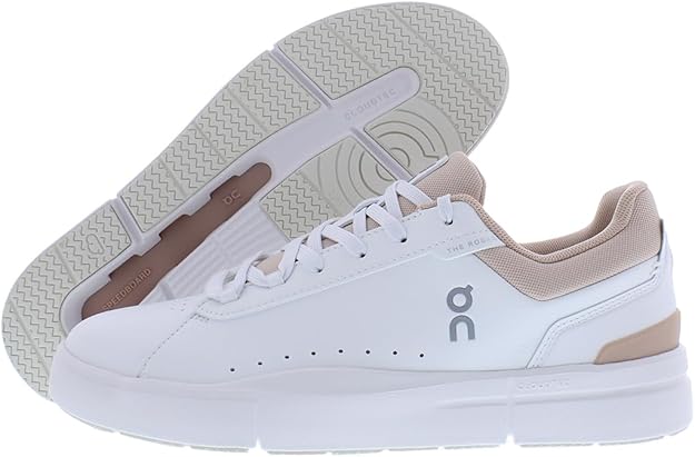 On Womens The Roger Advantage White/Rosehip 3WF30392349