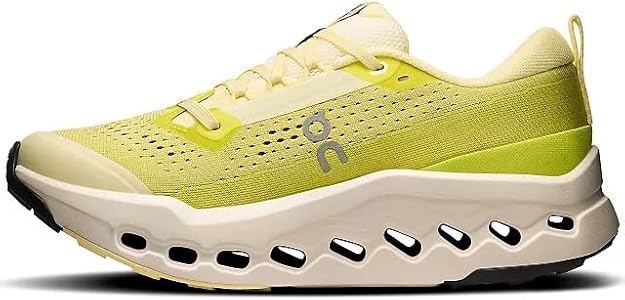 On Womens Cloudsurfer Trail 2 Ivory/Lime 3WF30103072
