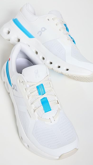 On Women's Cloudrunner 2 Sneakers White/Horizon 3WE10133195