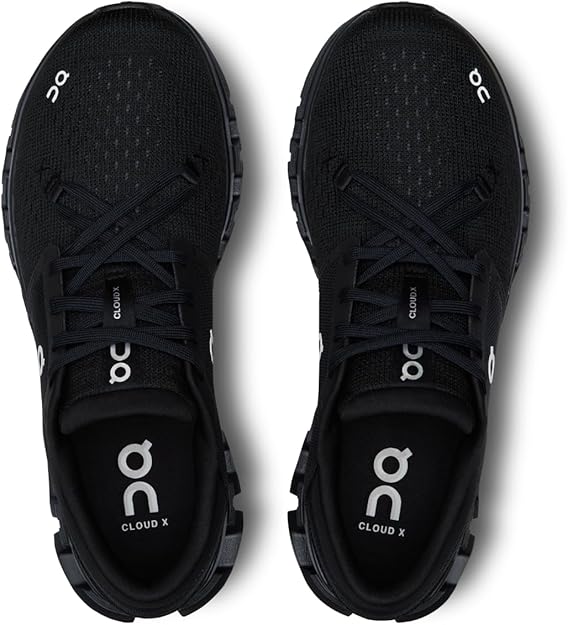 On Women's Cloud X 4 Sneakers Black/Eclipse 3WE30070106