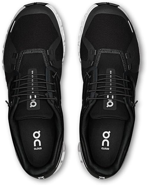 On Men's Cloud 6 Sneakers Black | White 3MF10070299