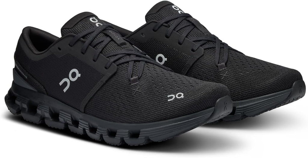 On Men's Cloud X 4 Sneakers Black | Eclipse 3ME30040106