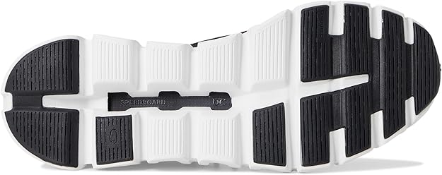 On Men's Cloud 6 Coast Sneakers Black/White 3MF10030299