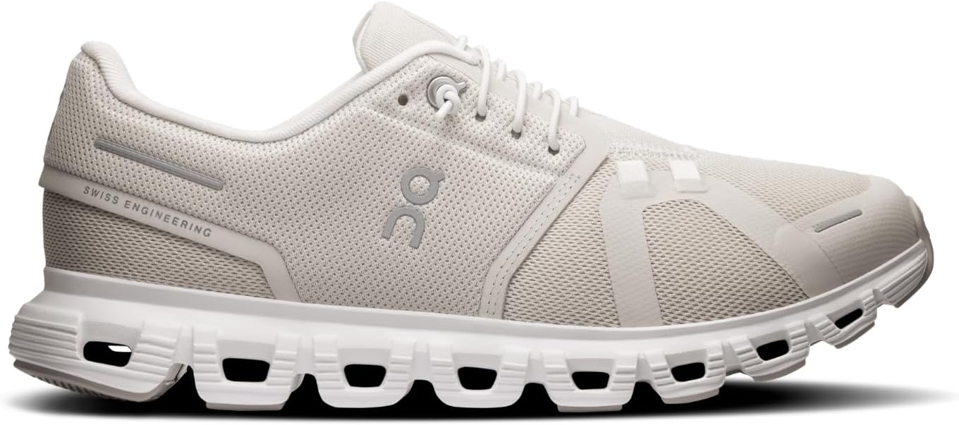 On Womens Cloud 6 Pearl/White 3WF10060755