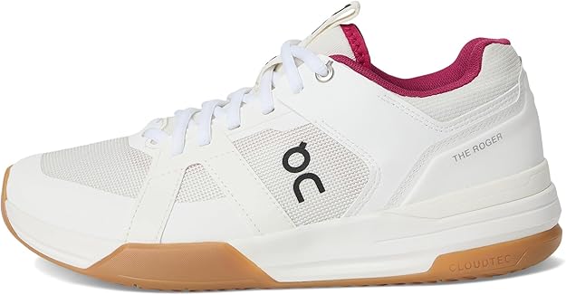 On Womens The Roger Clubhouse Pro Ivory/Grenadine 3WD30054038