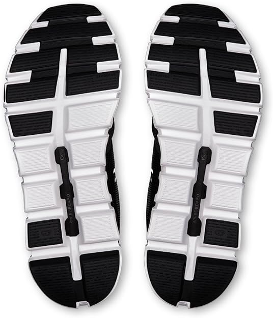 On Womens Cloud 6 Black | White 3WF10060299