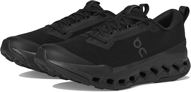 On Mens Cloudsurfer Trail 2 Black/Eclipse 3MF30220106