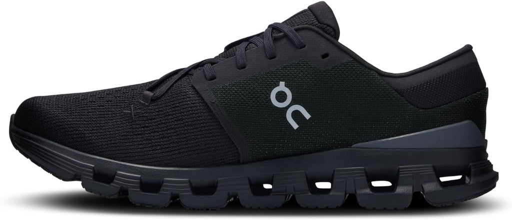 On Men's Cloud X 4 Sneakers Black | Eclipse 3ME30040106