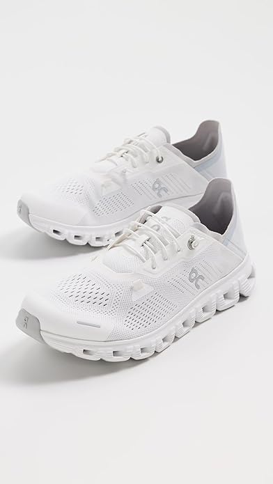 On Men's Cloud 6 Coast Sneakers White/Glacier 3MF10030813