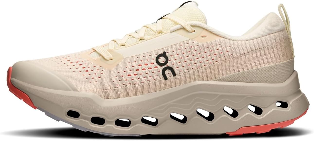 On Mens Cloudsurfer Trail 2 Ivory/Ghost 3MF30223588