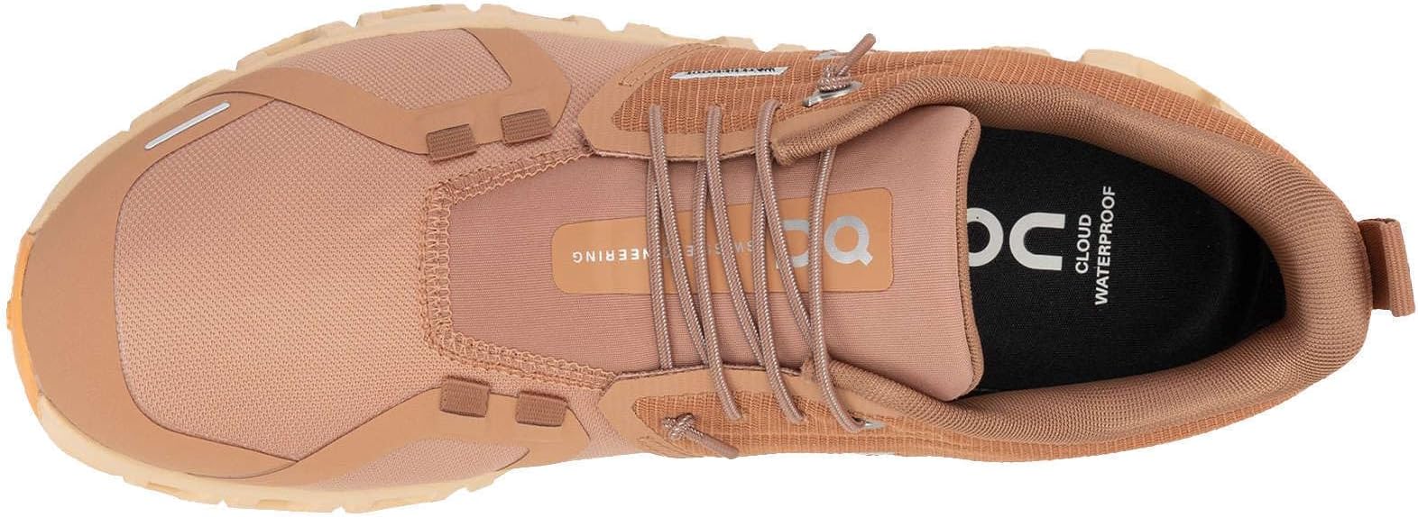 On Women's Cloud 6 Waterproof Sneakers Sandstone/Blonde 3WF10053035