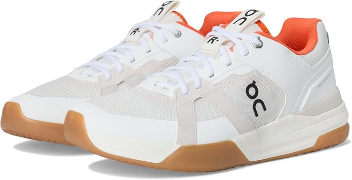 On Men's The Roger Clubhouse Pro Ivory|Flame 3MD30030849