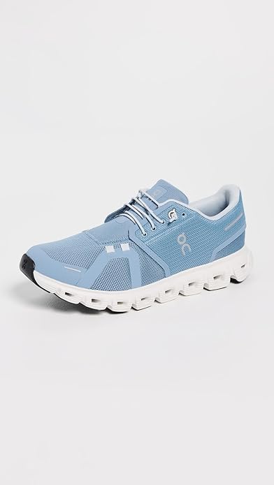 On Womens Cloud 6 Chambray/White 3WF10061508