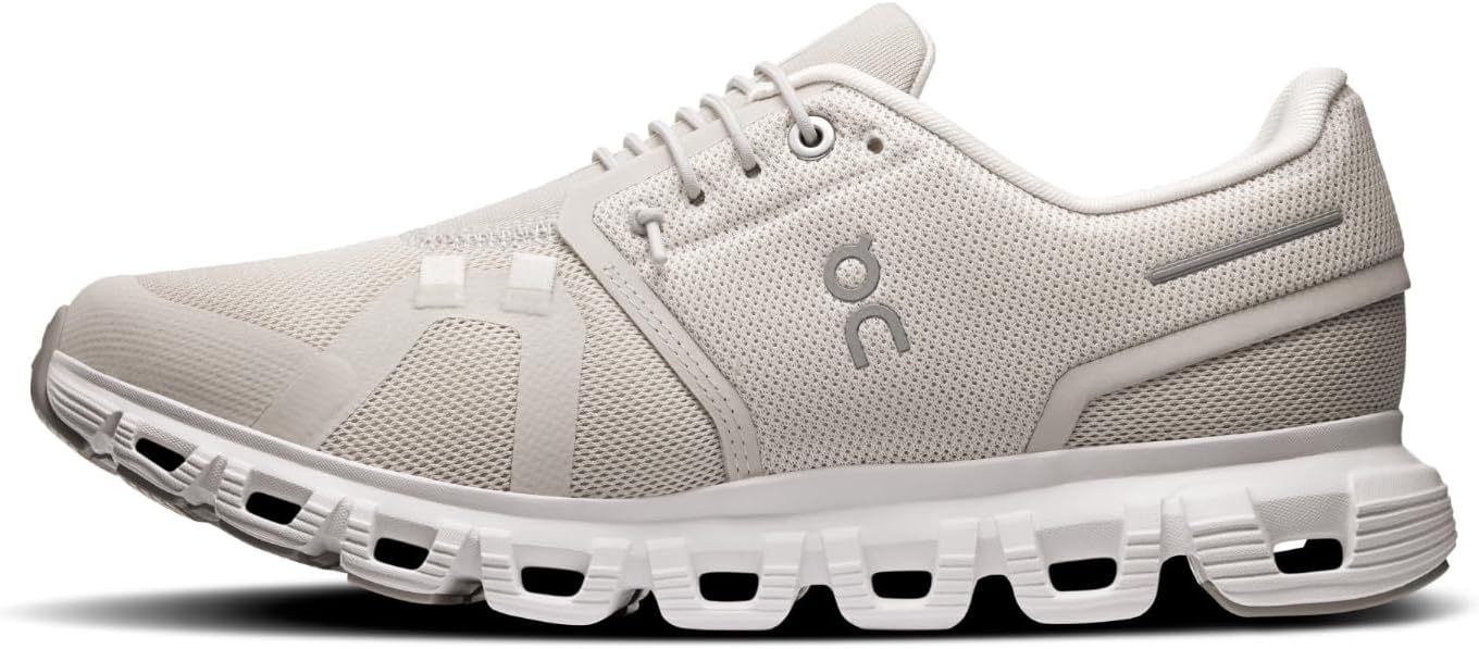 On Womens Cloud 6 Pearl/White 3WF10060755