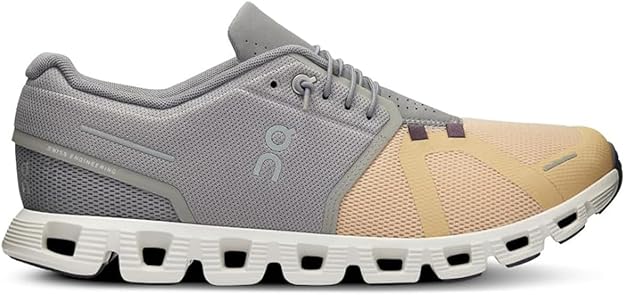 On Men's Cloud 5 Sneakers Fog/Savannah 59.98017