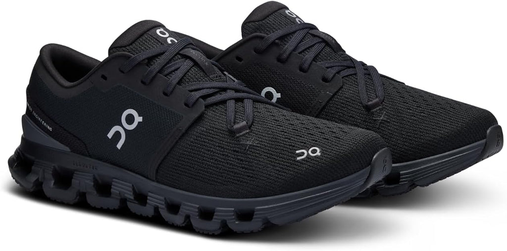 On Women's Cloud X 4 Sneakers Black/Eclipse 3WE30070106