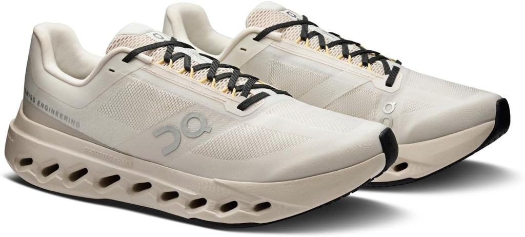 On Men's Cloudsurfer Next Sneakers Ivory/Silver 3ME30022906