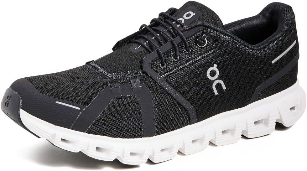 On Men's Cloud 6 Sneakers Black | White 3MF10070299