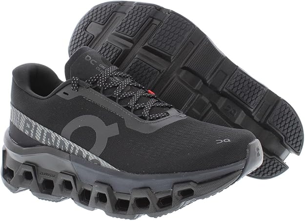 On Women's Cloudmonster Sneakers Black/Eclipse 3WE10110106