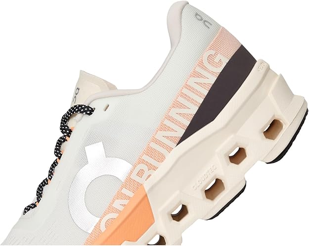 On Women's Cloudmonster Sneakers Ivory/Tangerine 3WE10113202