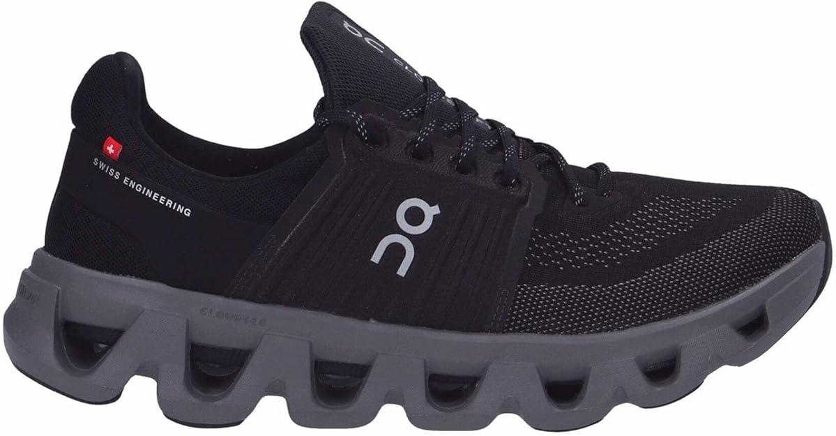 On Mens Cloudswift 4 Ad Black/Rock 3MF10570080