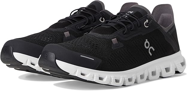 On Men's Cloud 6 Coast Sneakers Black/White 3MF10030299