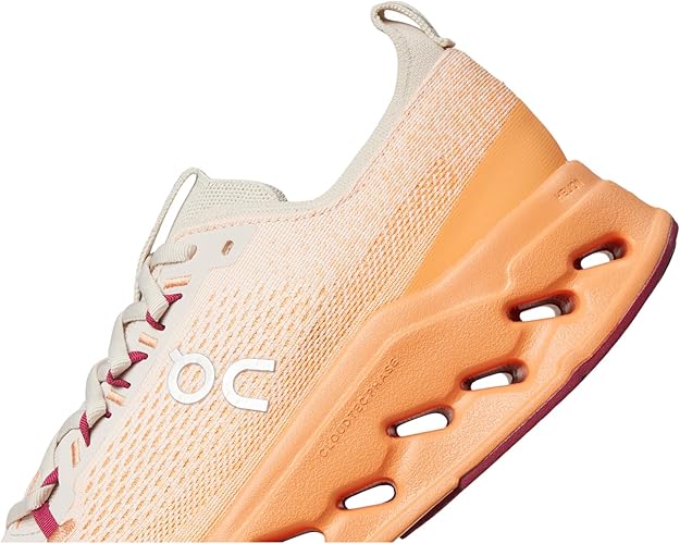 On Mens Cloudsurfer Max Pearl/Tangerine 3MF30433196