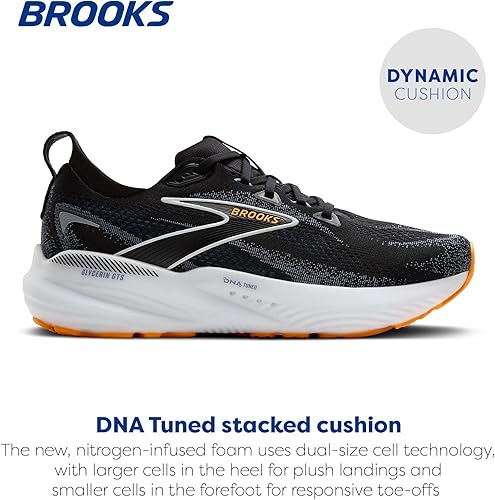 Brooks Men’s Glycerin GTS 22 Supportive Running Shoe 1104461D013