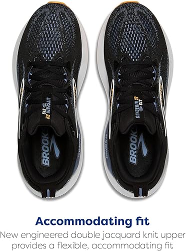 Brooks Men’s Glycerin GTS 22 Supportive Running Shoe 1104461D013
