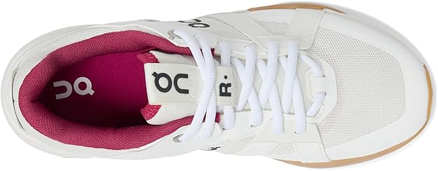 On Womens The Roger Clubhouse Pro Ivory/Grenadine 3WD30054038