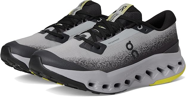 On womens Cloudsurfer Trail 2 Waterproof Black/Lilac 3WF30120114