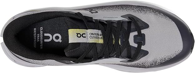 On womens Cloudsurfer Trail 2 Waterproof Black/Lilac 3WF30120114