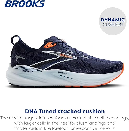 Brooks Men’s Glycerin GTS 22 Supportive Running Shoe 1104461D494