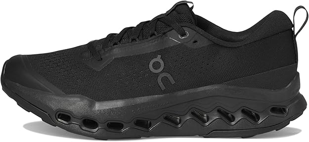 On Mens Cloudsurfer Trail 2 Black/Eclipse 3MF30220106