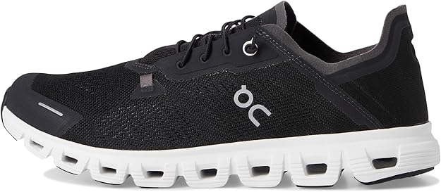 On Men's Cloud 6 Coast Sneakers Black/White 3MF10030299