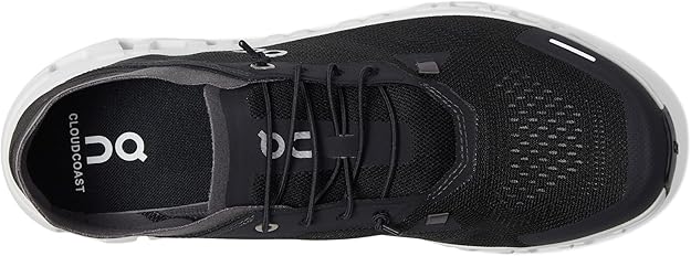 On Men's Cloud 6 Coast Sneakers Black/White 3MF10030299