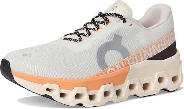 On Women's Cloudmonster Sneakers Ivory/Tangerine 3WE10113202