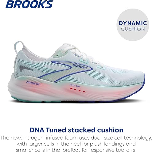 Brooks Women’s Glycerin GTS 22 Supportive Running Shoe 1204351B110