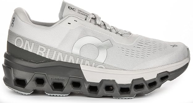 On Women's Cloudmonster Sneaker Frost/Rock 3WE10112564